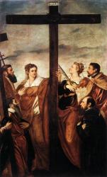 Tintoretto: Sts Helen and Barbara Adoring the Cross (St Helen és Barbara imádják a keresztet)